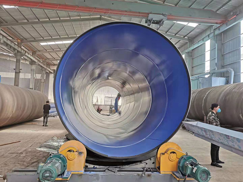 內外塗塑螺旋鋼管